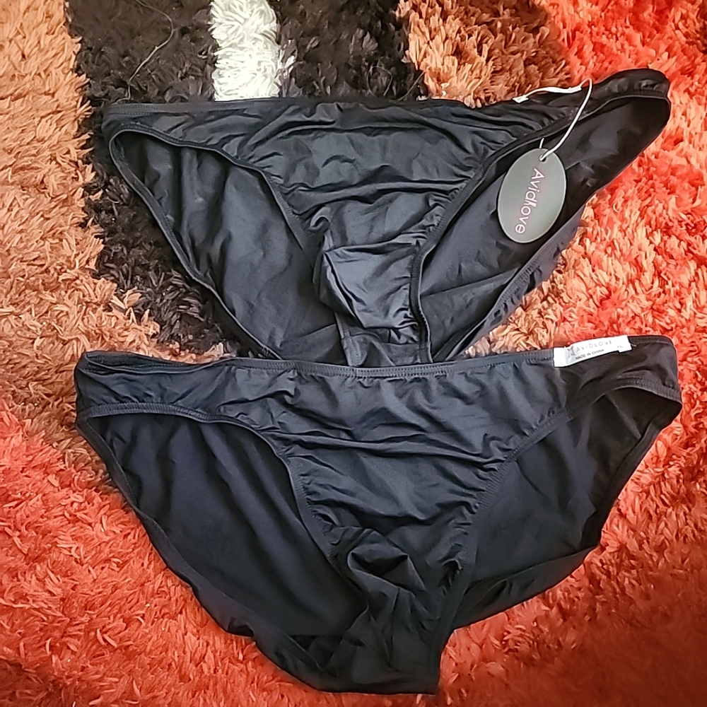 Avidlove Nylon/Spandex Low Rise Bikini / Hip Brief - Sz XXL Lot Of 2